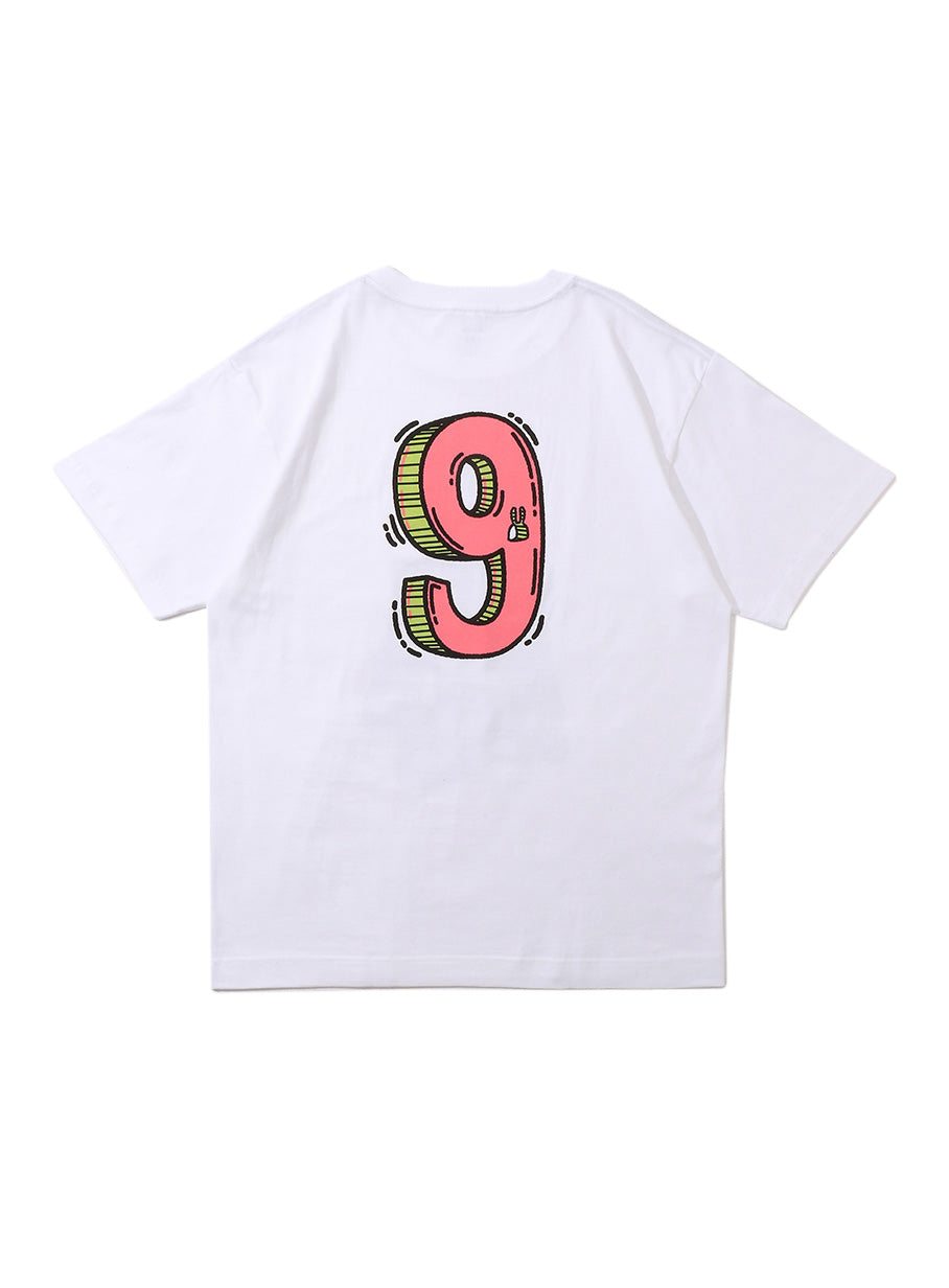 OS 9th Anniv. T-SHIRTS メガネが9