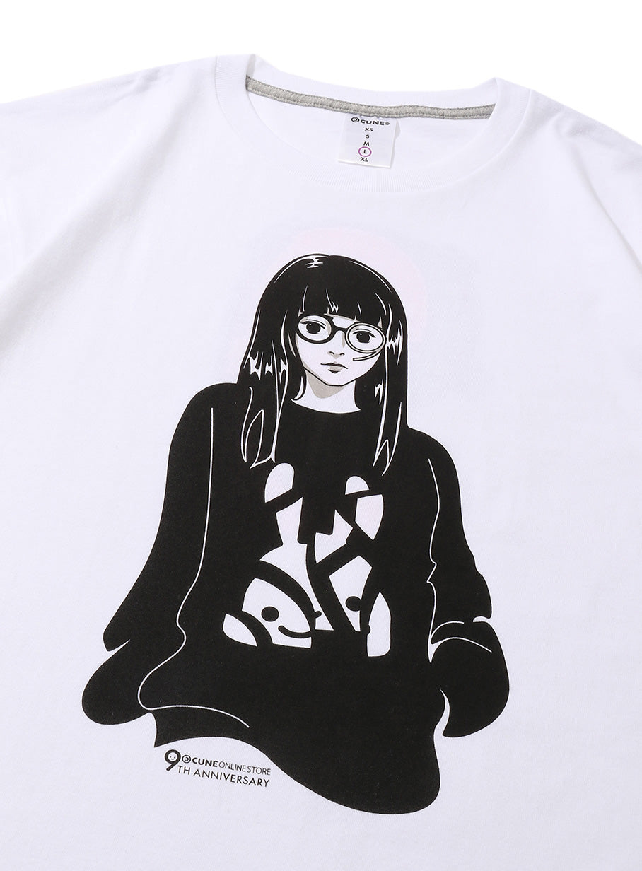 OS 9th Anniv. T-SHIRTS メガネが9