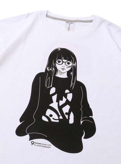 OS 9th Anniv. T-SHIRTS メガネが9