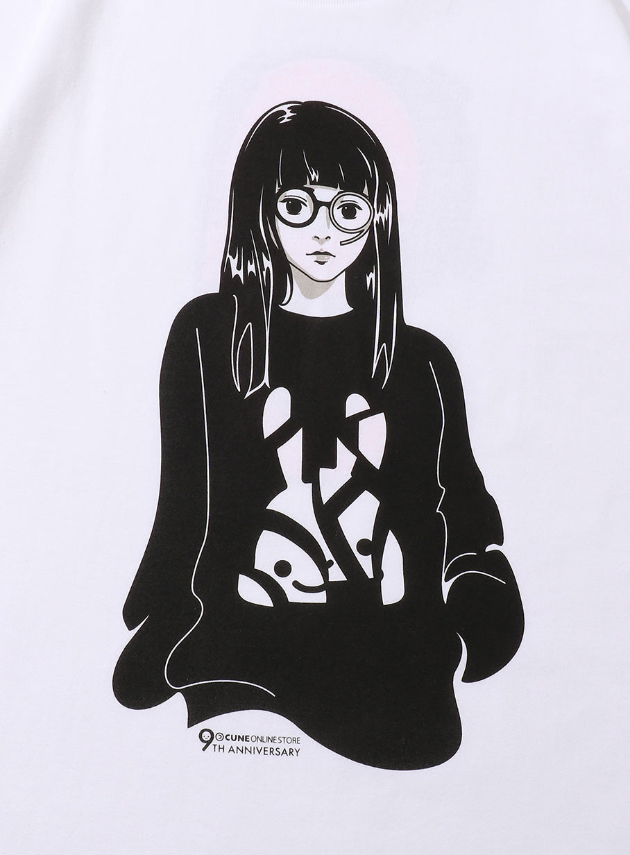 OS 9th Anniv. T-SHIRTS メガネが9