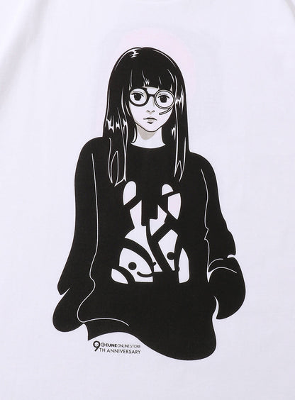 OS 9th Anniv. T-SHIRTS メガネが9
