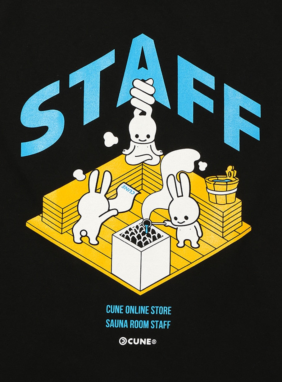 CUNE ONLINE STORE 3.0 T-SHIRTS サウナスタッフ