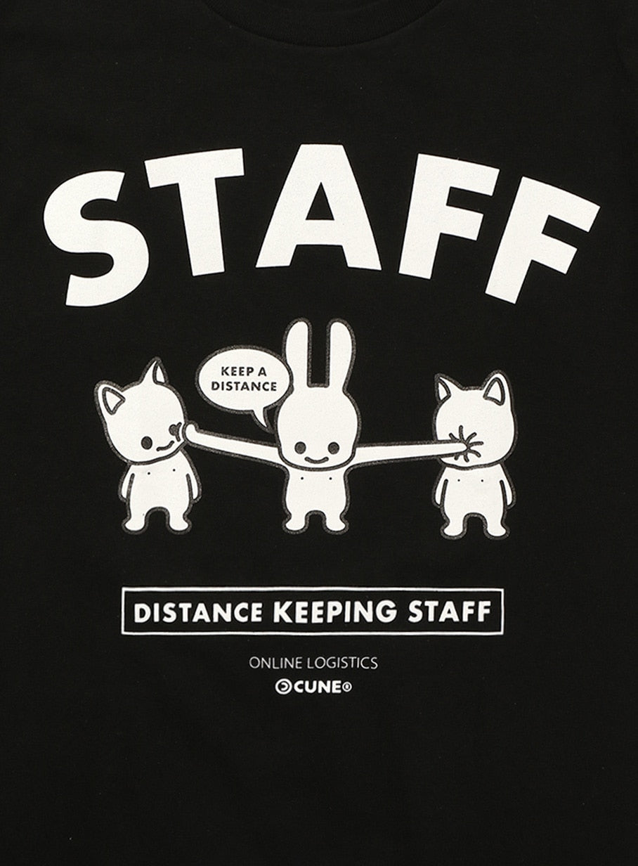 CUNE ONLINE STORE 3.0 T-SHIRTS ソーシャルディスタンススタッフ