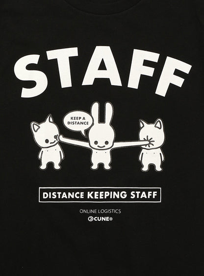 CUNE ONLINE STORE 3.0 T-SHIRTS ソーシャルディスタンススタッフ