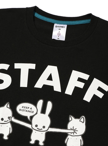 CUNE ONLINE STORE 3.0 T-SHIRTS ソーシャルディスタンススタッフ
