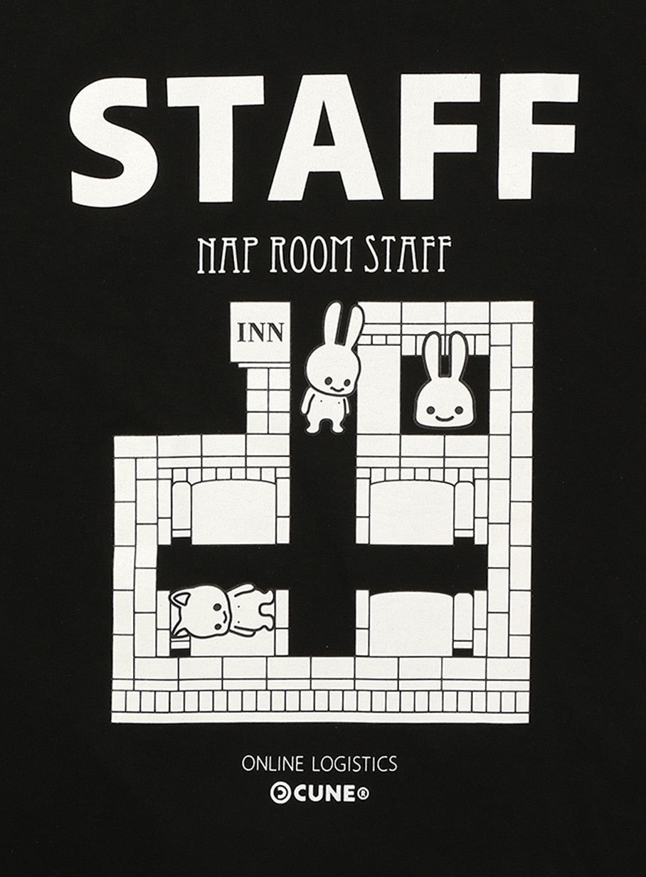 CUNE ONLINE STORE 3.0 T-SHIRTS 仮眠室スタッフ
