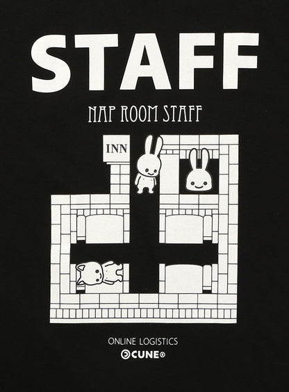 CUNE ONLINE STORE 3.0 T-SHIRTS 仮眠室スタッフ
