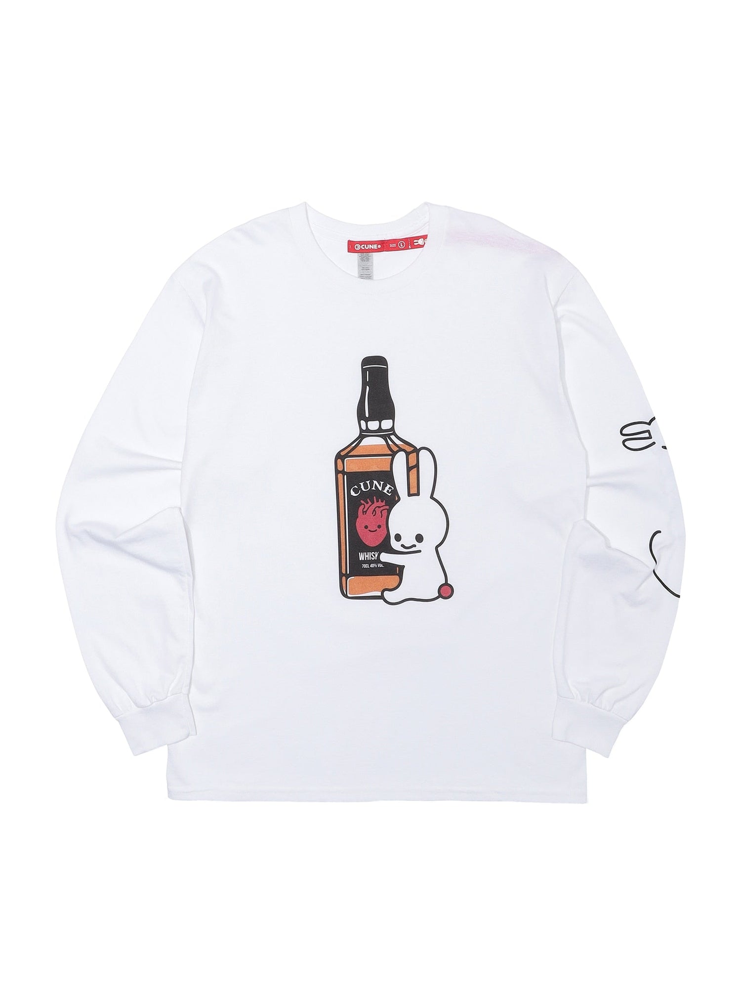 CUNE LS Tee 酒瓶