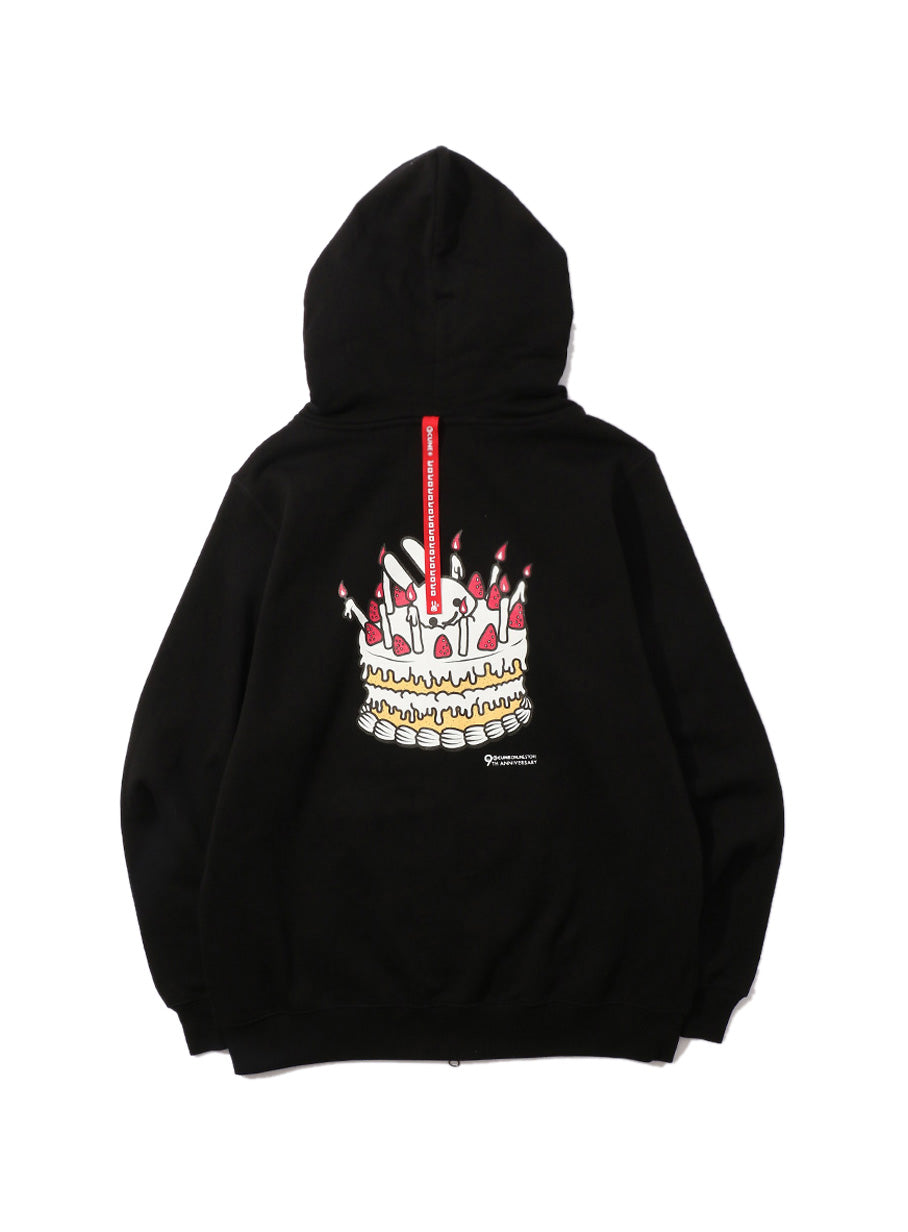 OS 9th Anniv. ZIP PARKA 9本のロウソク
