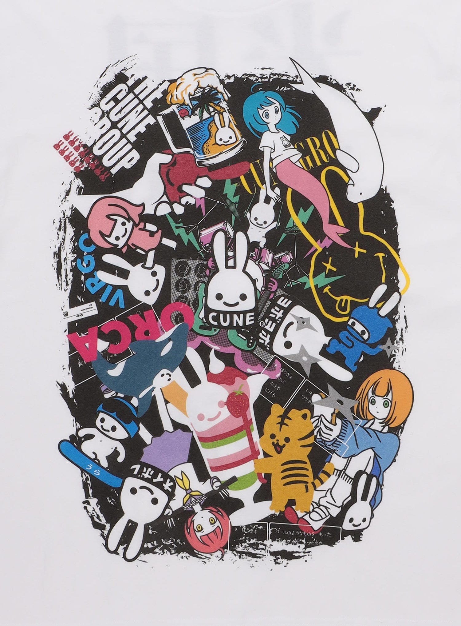 SHORT SLEVE PRINTED TEE MIXED UP