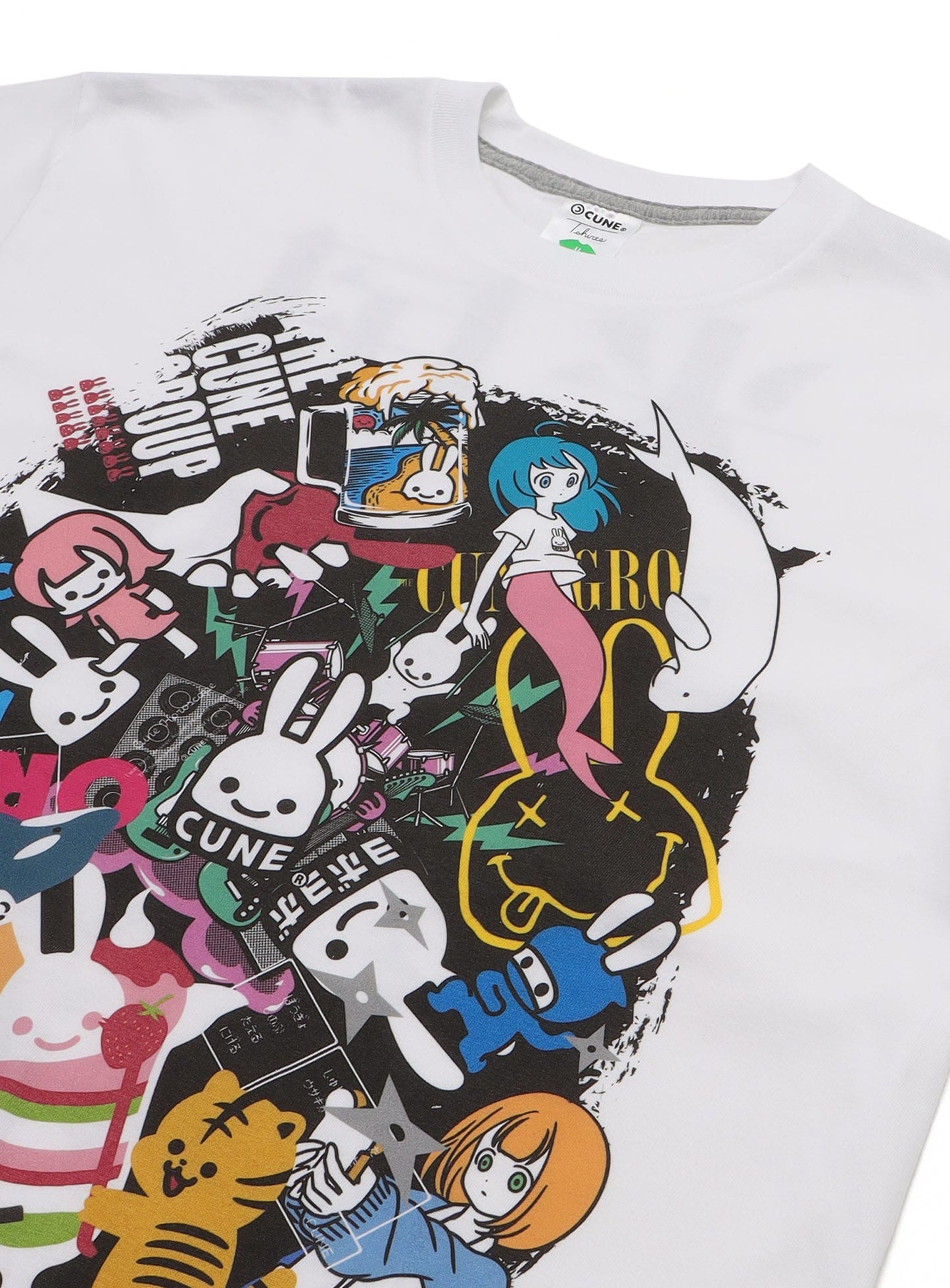SHORT SLEVE PRINTED TEE MIXED UP