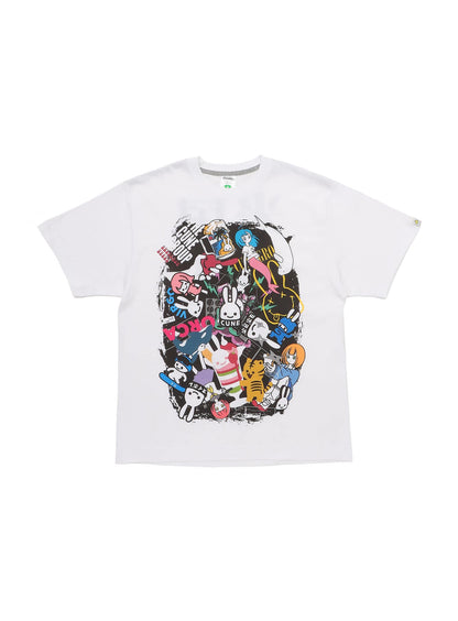 SHORT SLEVE PRINTED TEE MIXED UP
