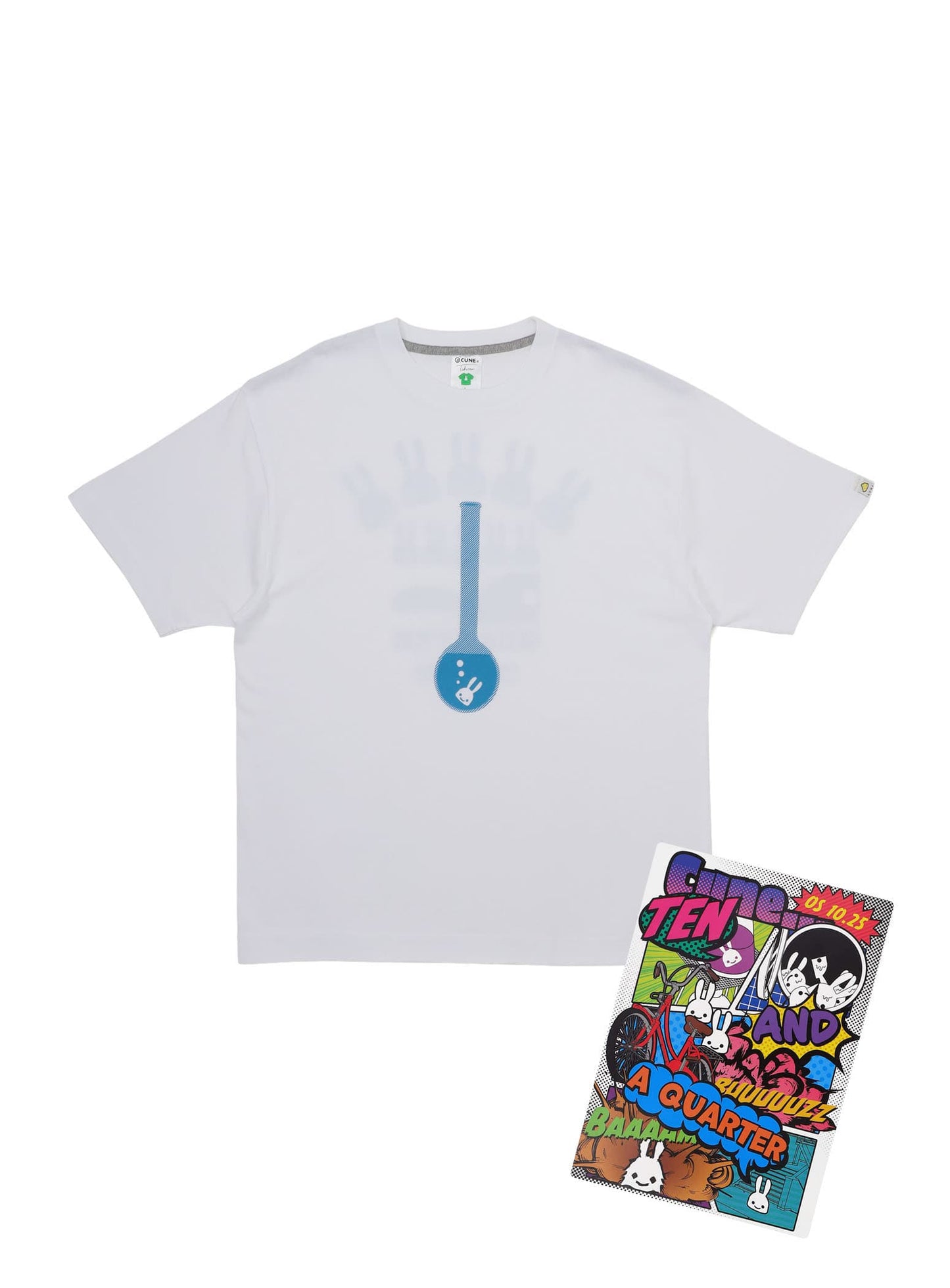 CUNE OS Ten and a quarter years old T-SHIRTS フラスコ