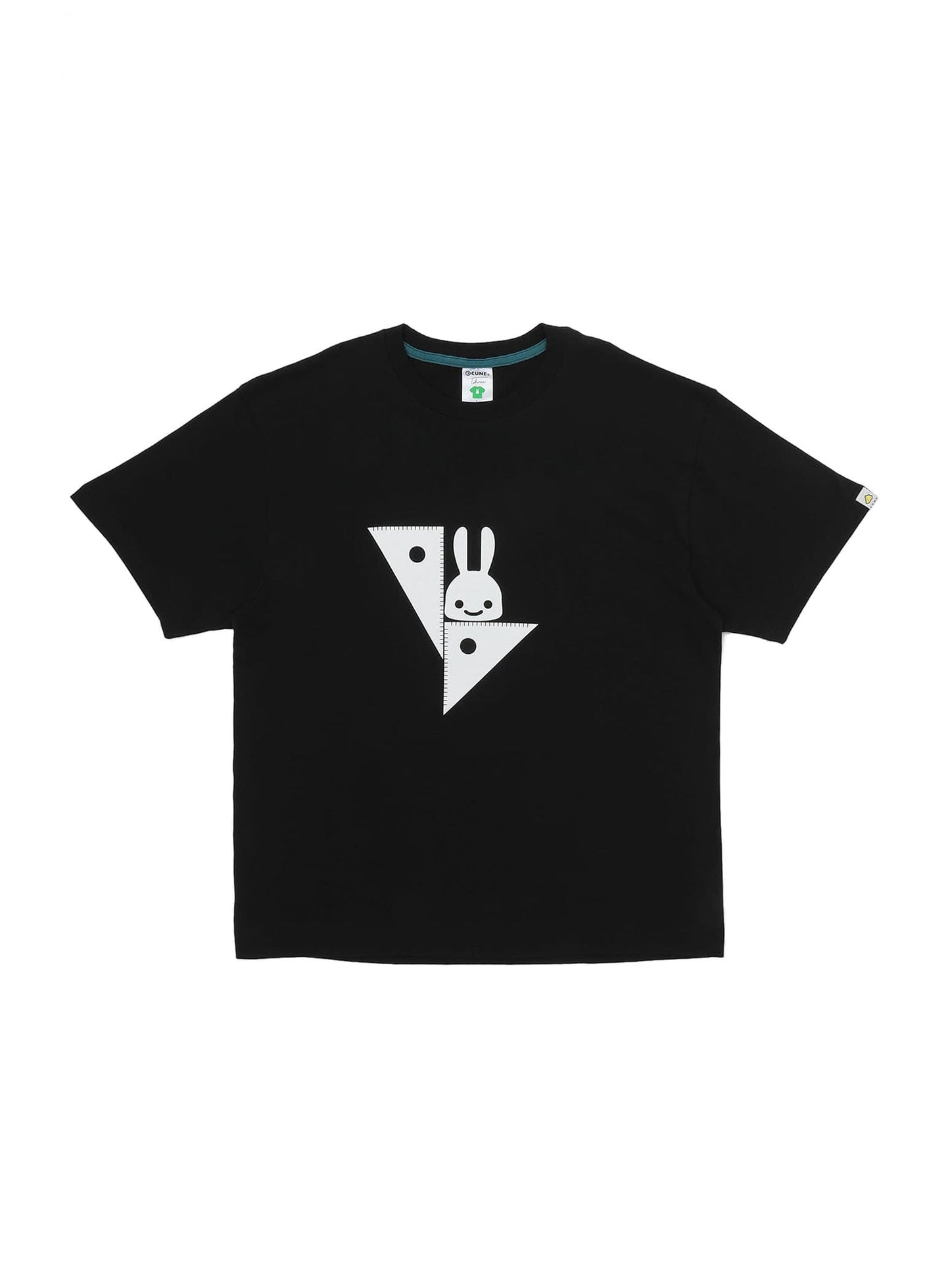 CUNE OS Ten and a quarter years old T-SHIRTS 三角定規