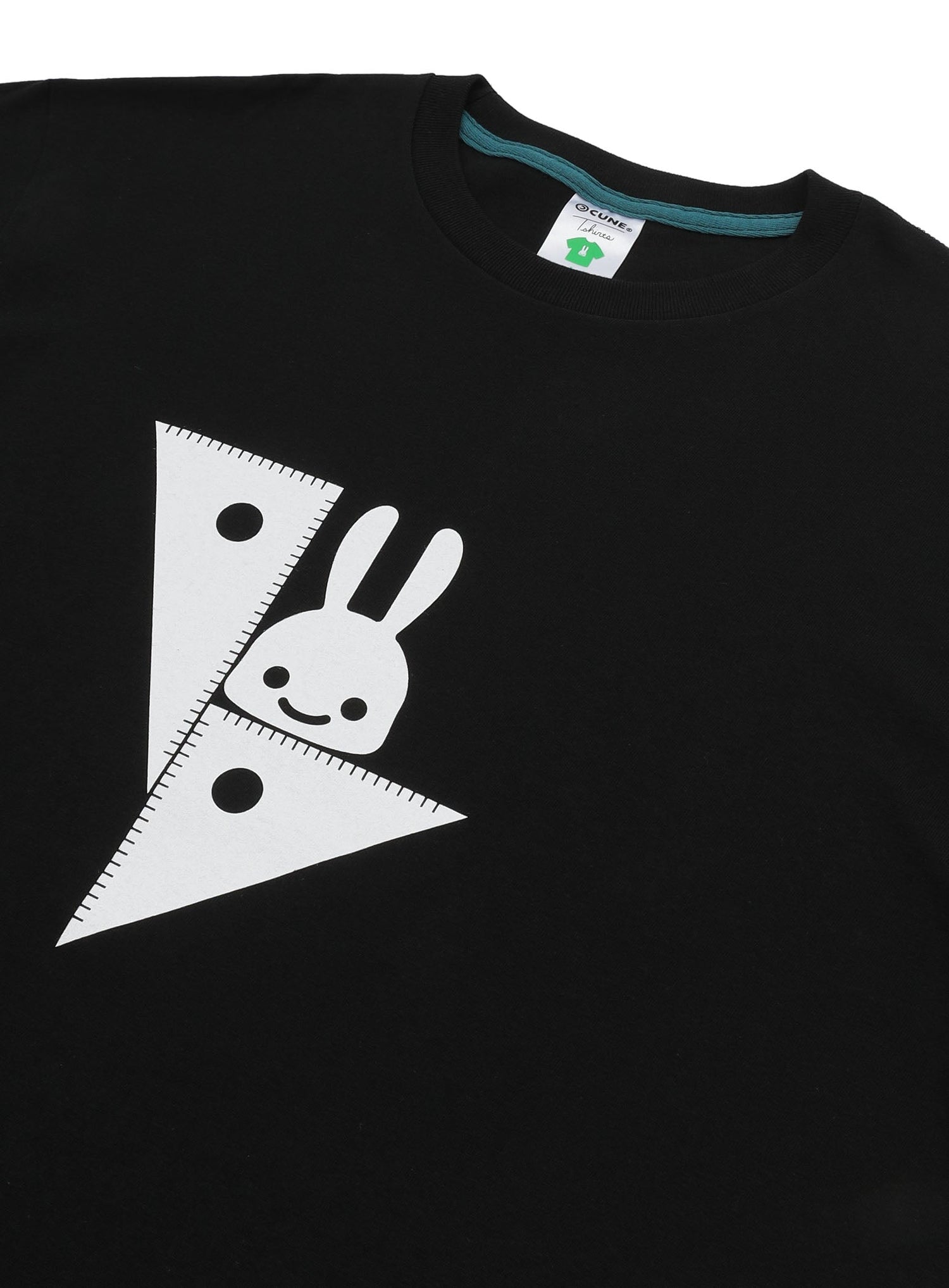 CUNE OS Ten and a quarter years old T-SHIRTS 三角定規