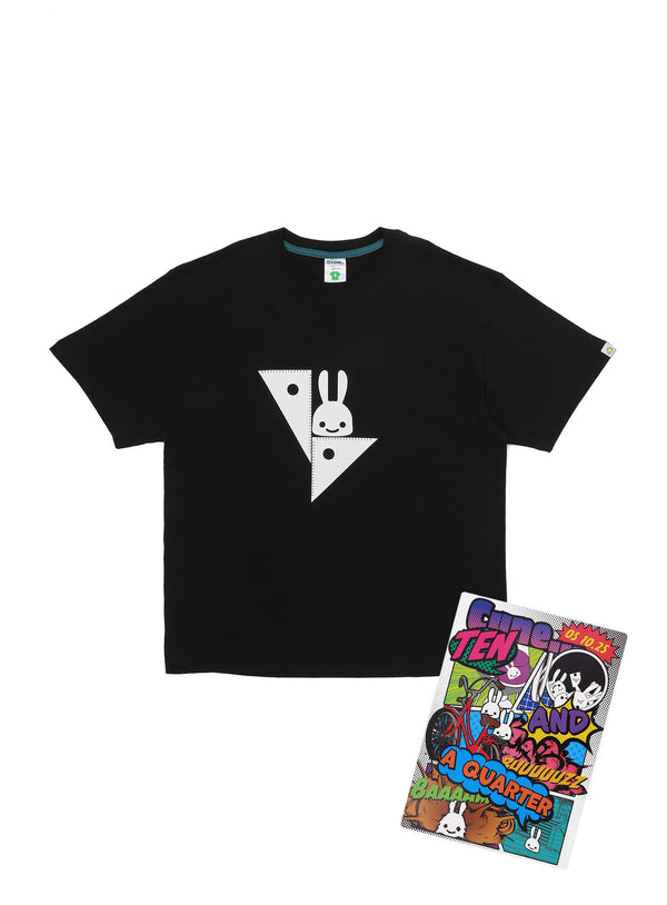 CUNE OS Ten and a quarter years old T-SHIRTS 三角定規