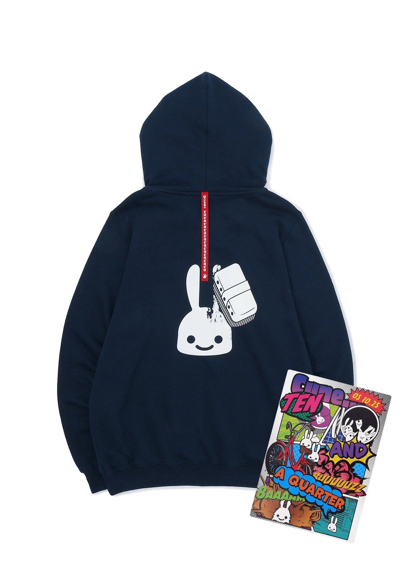 CUNE OS Ten and a quarter years old ZIP PARKA 黒板消し