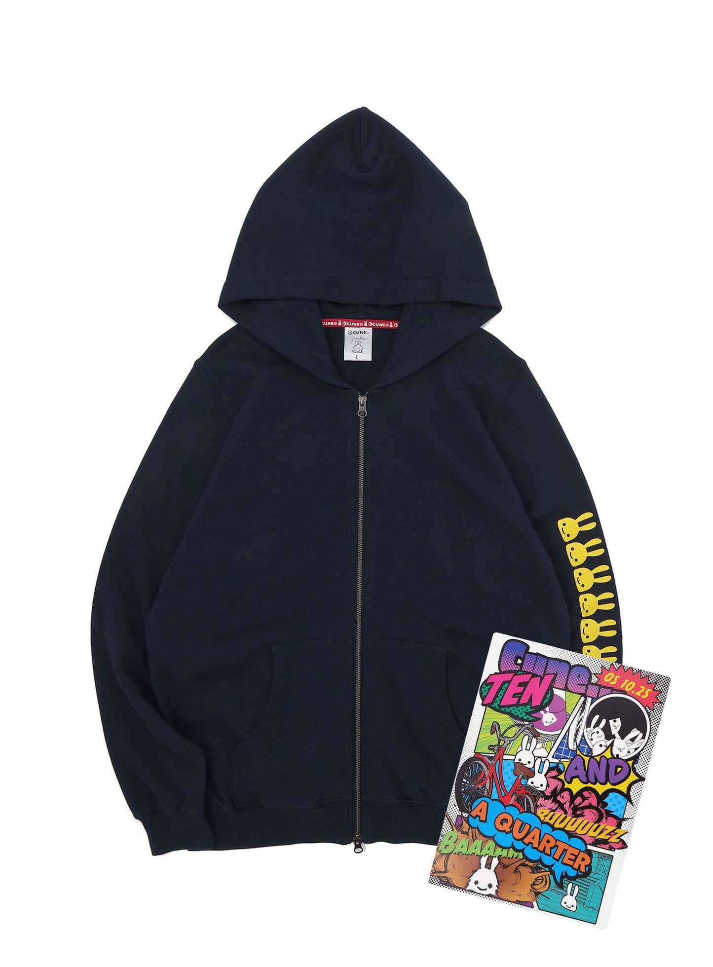 CUNE OS Ten and a quarter years old ZIP PARKA 三角定規