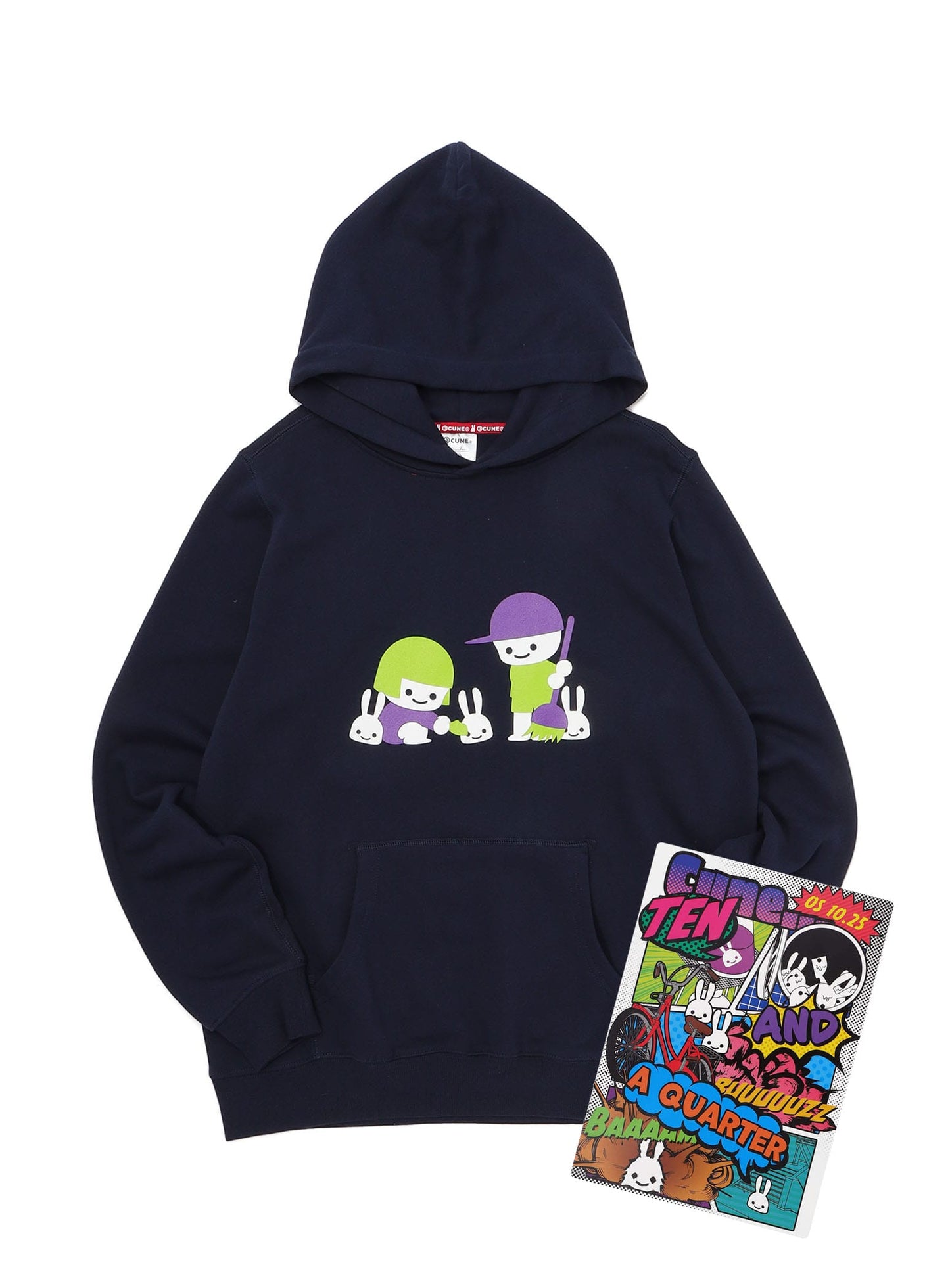 CUNE OS Ten and a quarter years old PULL PARKA 生き物係