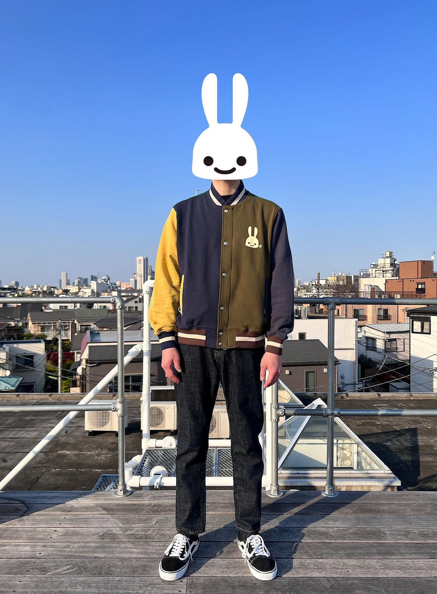 OS 10th Anniv. マルチカラースウェットスタジャン