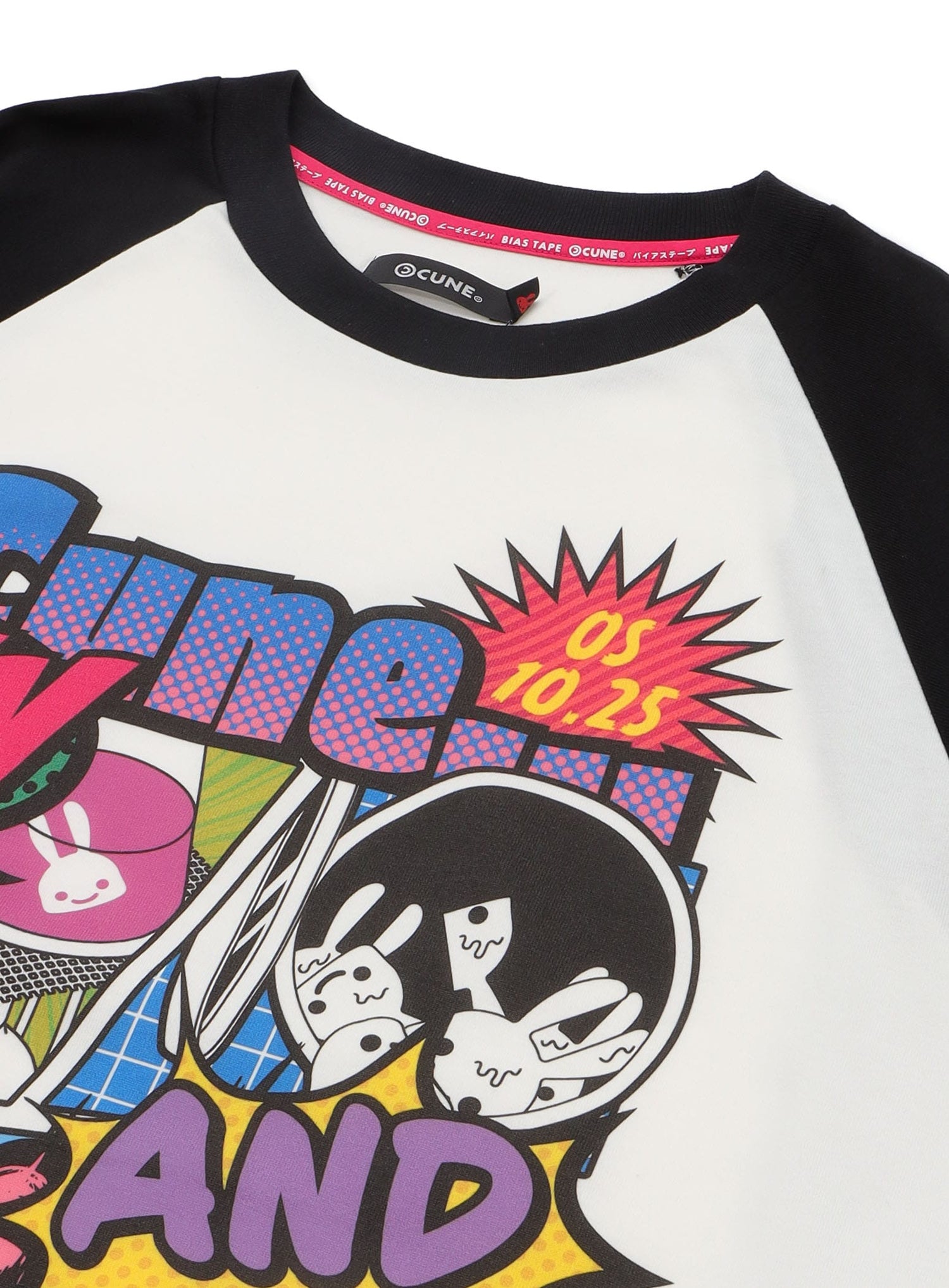 CUNE OS Ten and a quarter years old ラグランTシャツ