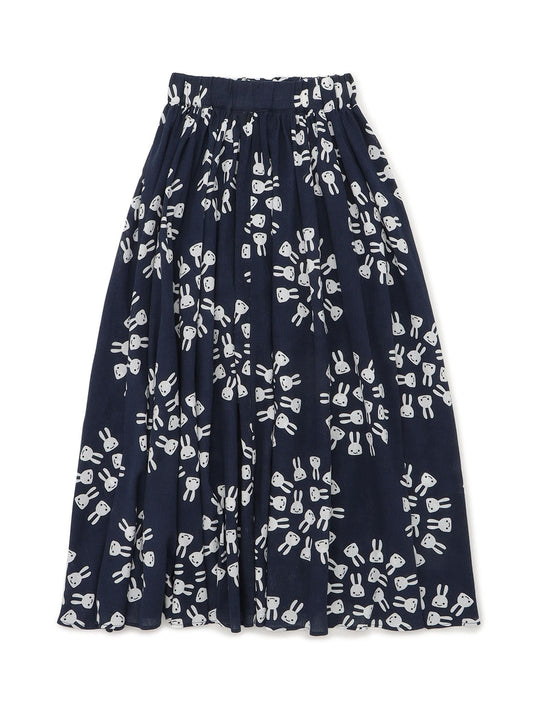 高島ちぢみのギャザースカート