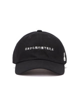 CAP CAME FROM JAPAN BY AIRPLANE