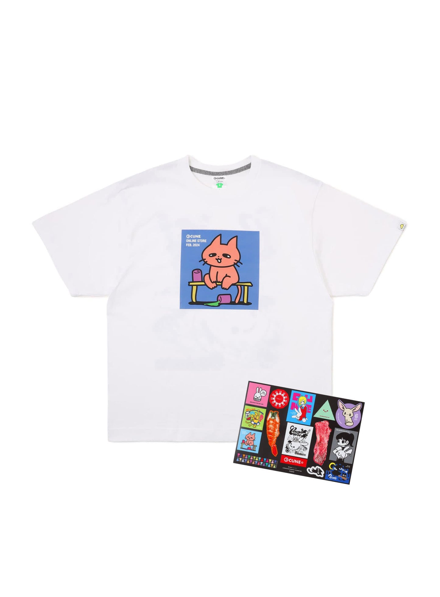 LOOKING BACK MONTHLY STICKER T-SHIRTS 202402