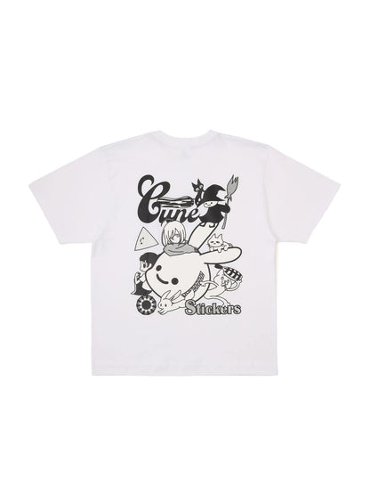 LOOKING BACK MONTHLY STICKER T-SHIRTS 202405