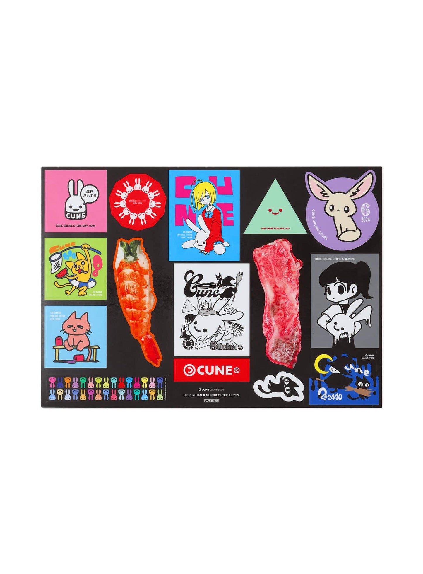 LOOKING BACK MONTHLY STICKER T-SHIRTS 202412