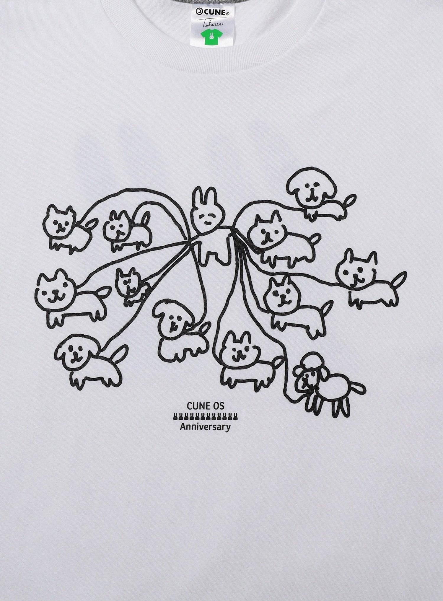 OS 12th Anniv. T-SHIRTS 12匹の犬の散歩
