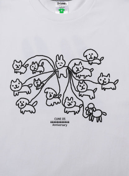OS 12th Anniv. T-SHIRTS 12匹の犬の散歩