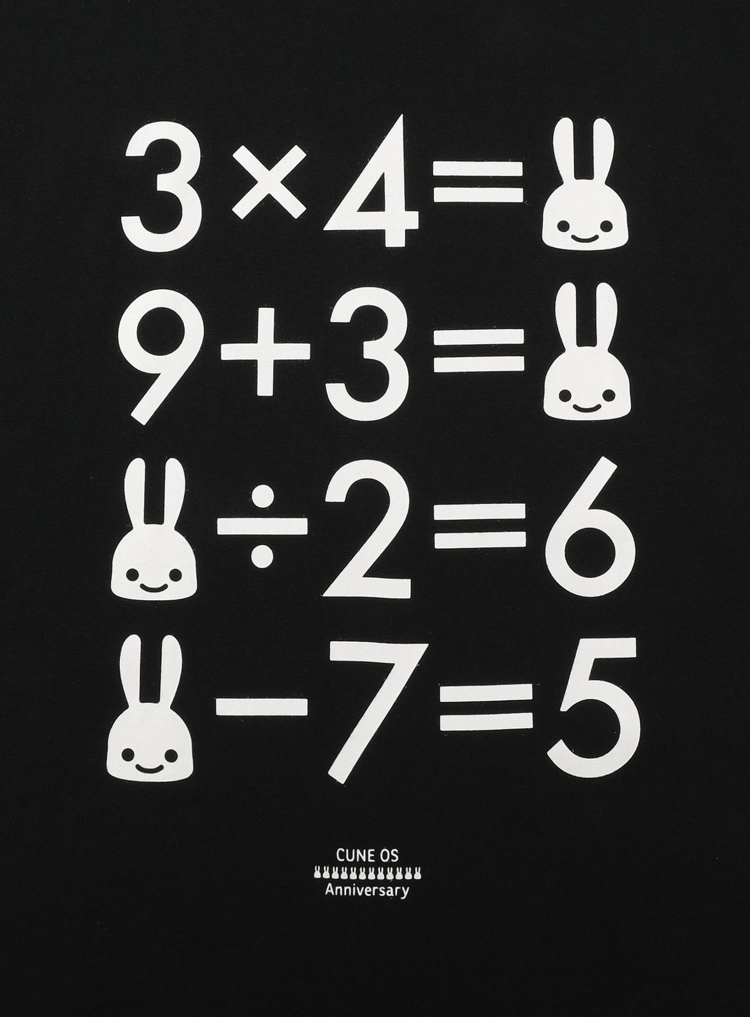 OS 12th Anniv. T-SHIRTS 回答が12になる計算式