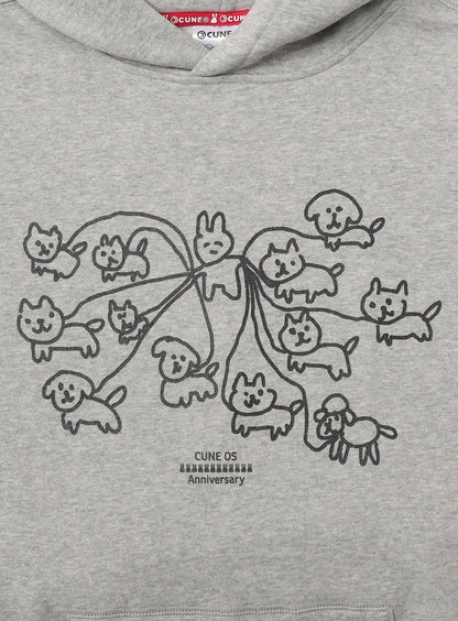 OS 12th Anniv. PULL PARKA 12匹の犬の散歩