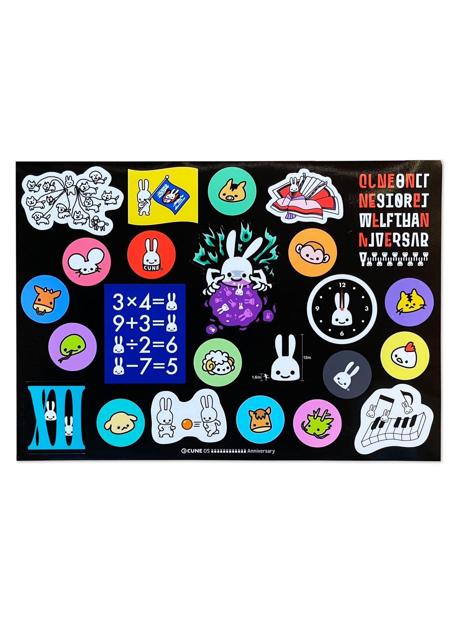 OS 12th Anniv. ステッカー 12カット