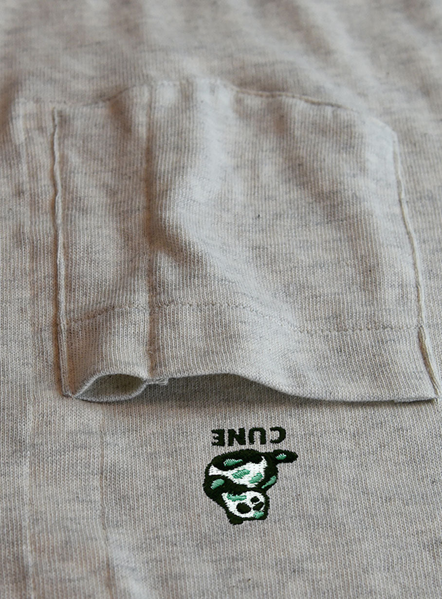 ポケットTシャツ 古いパンダ