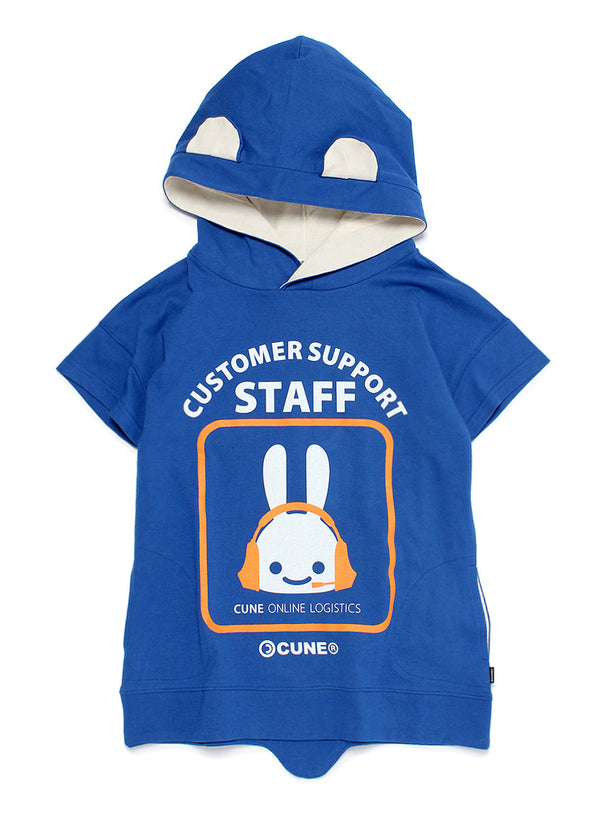 カスタマーサポート 耳付きTシャツ