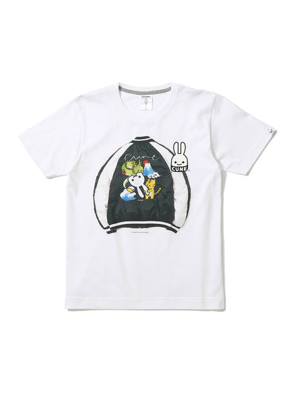裏がMA-1のスカジャン T-shirt