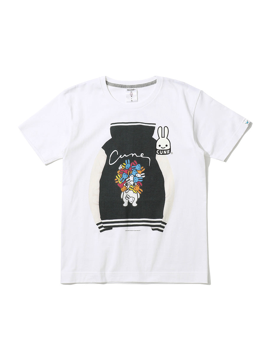 24th 裏毛のフードスタジャン T-shirt