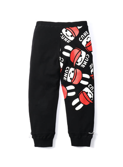 帽子ウサギスウェットパンツ