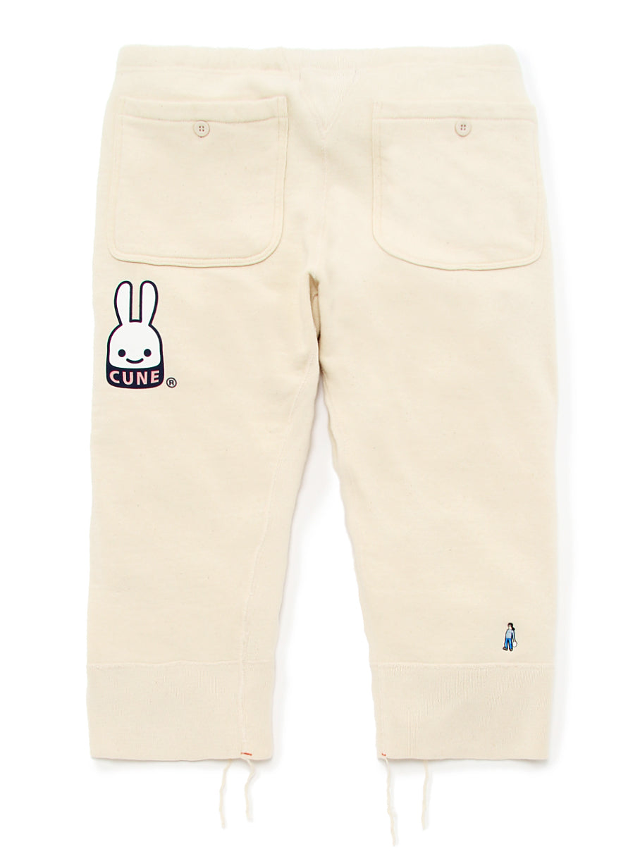 ウサギ吊り裏毛　パンツ