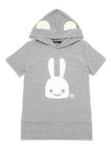 ウサギ耳付きフードTEE