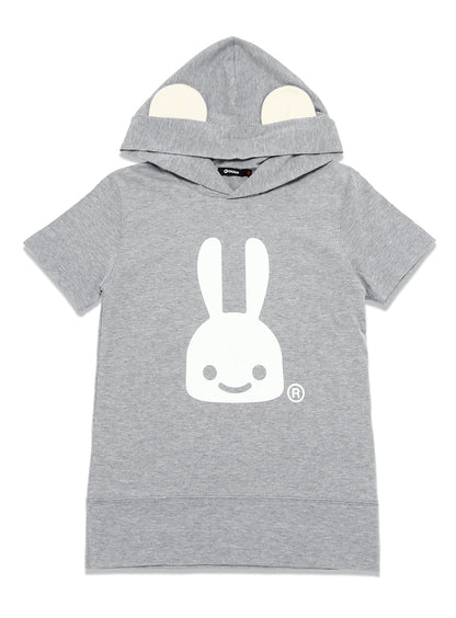 ウサギ耳付きフードTEE