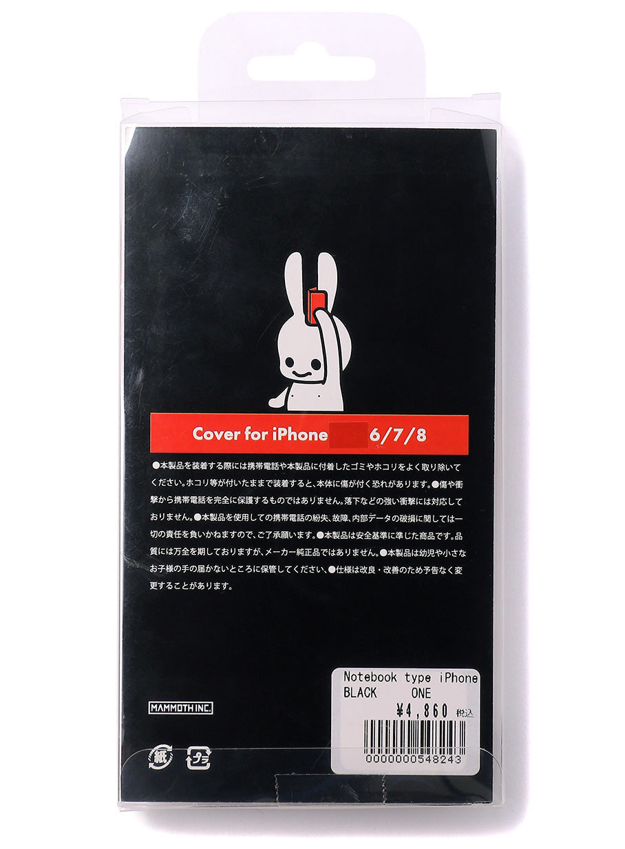 Notebook type iPhone case