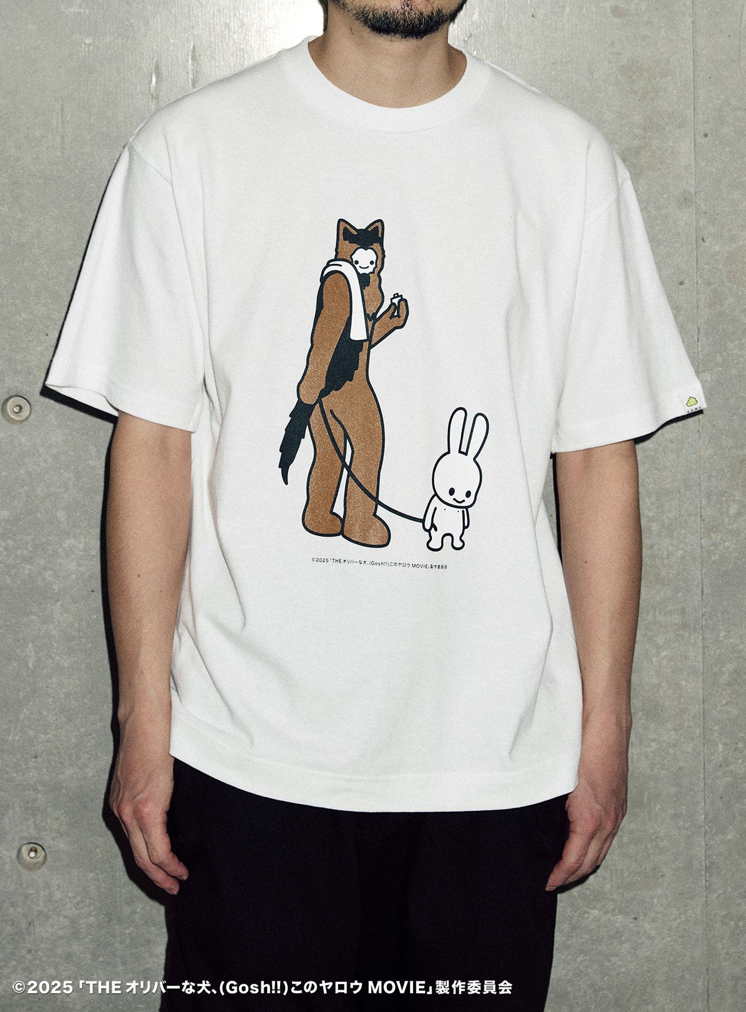 オリバーな犬 COLLAB T-SHIRTS うさちゃんとオリバー