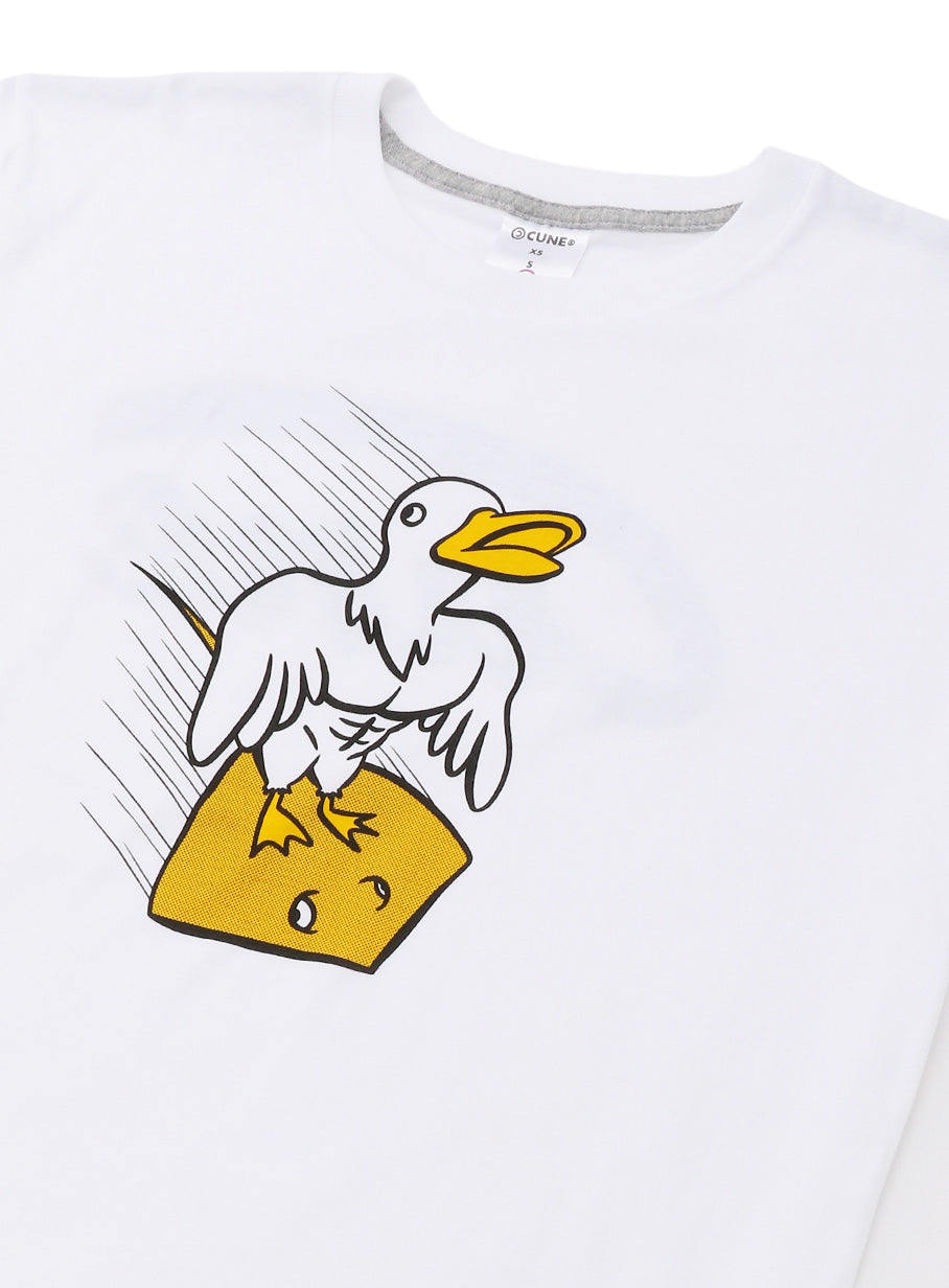 S/S Tee 鳥とエイ