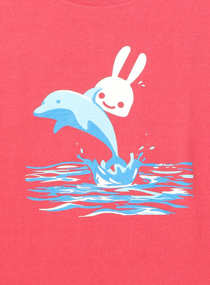 S/S Tee イルカ