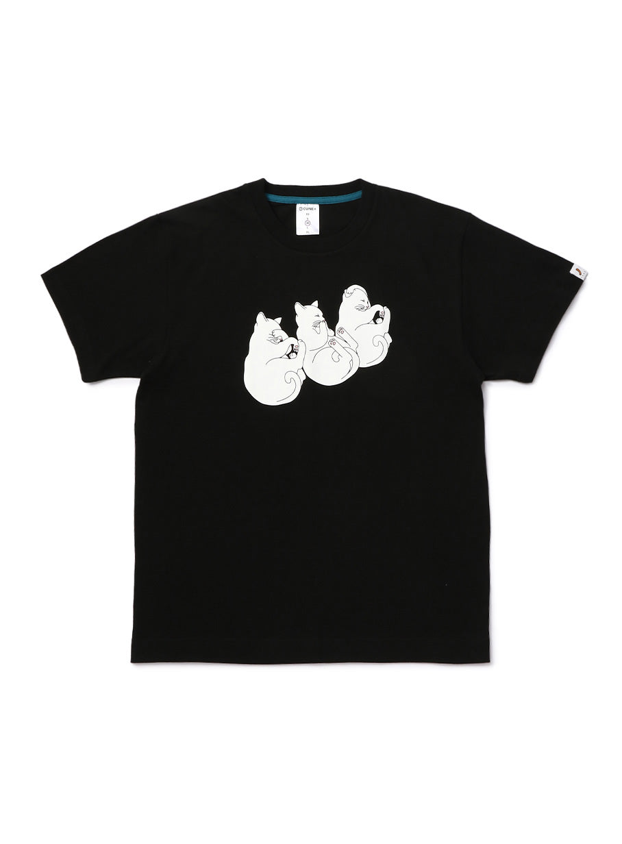 S/S Tee 3匹の猫