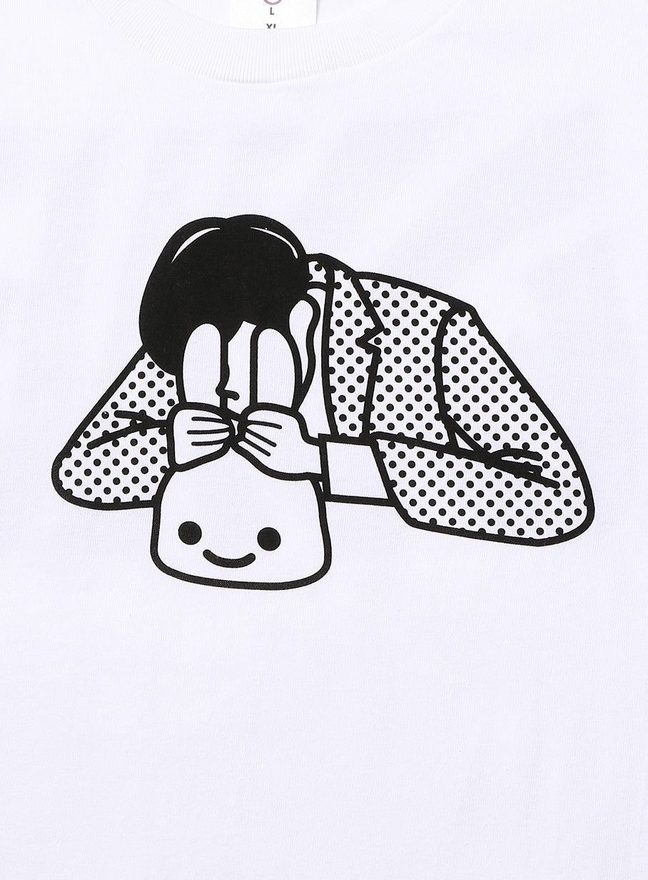 S/S Tee 耳を嗅ぐ