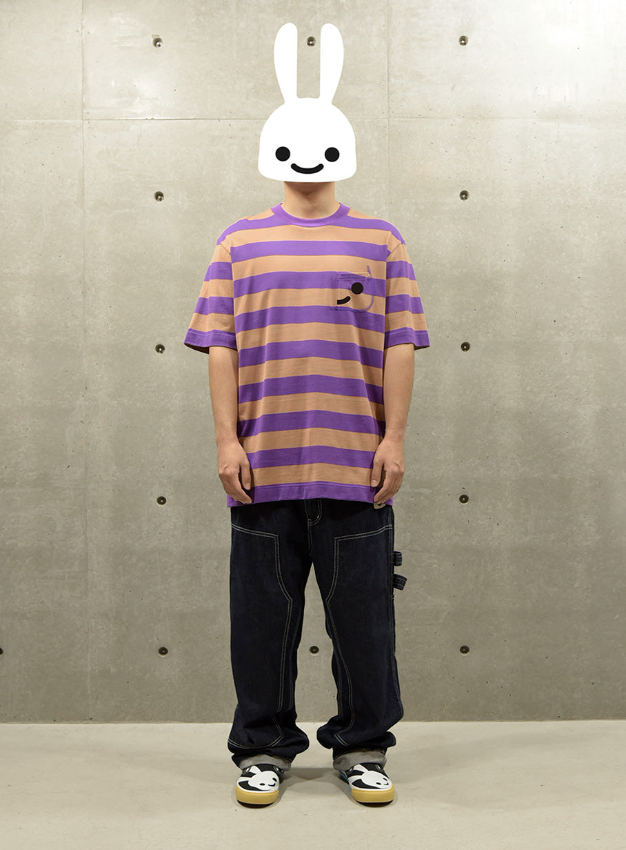 クォーターポケットボーダーTシャツ